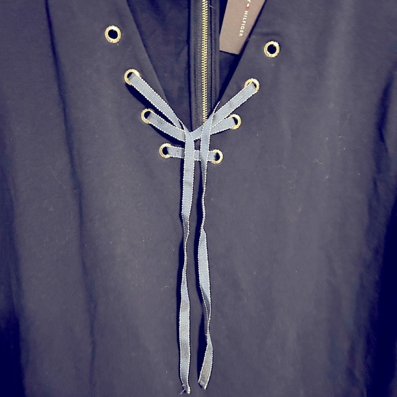 NWT Tommy Hilfiger Lace Up Dress PLUS Size - Picture 2 of 6